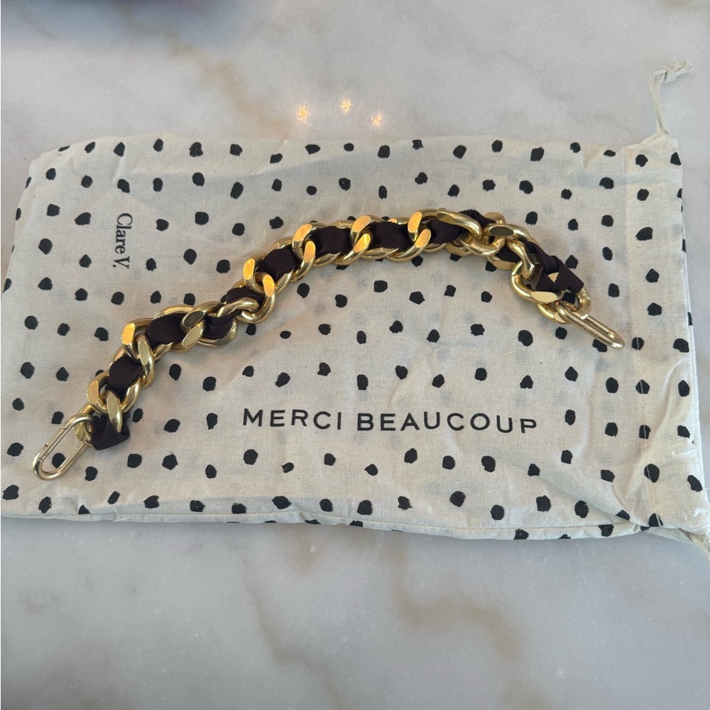 Gold and Kalamata Purse Strap